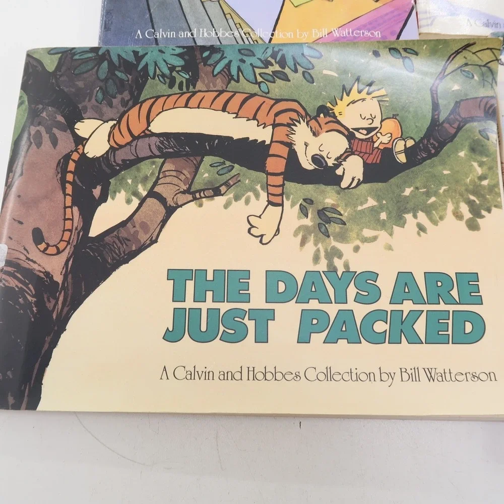 Lot of 4 Calvin and Hobbes Collection By Bill Watterson Paperback Books
